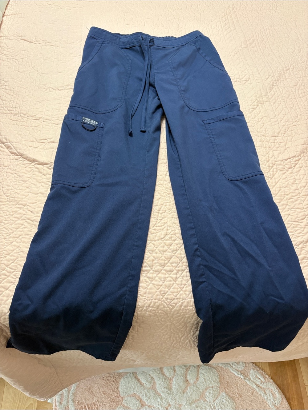 Women's Navy Cherokee Scrub Pants